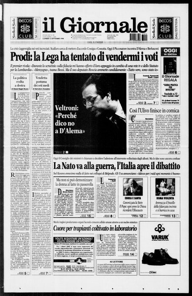 Il giornale del lunedi